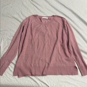 Pink Crewneck Sweater - Soft Knit